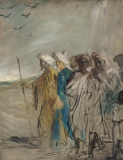 Group of Arabs or, Joseph Sold by his Brothers by Théodore Chassériau